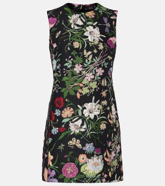 Gucci Gucci Flora brocade minidress