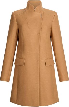 Liu Jo Cappotto in panno double - Dames - Parka Jassen - Bruin - M - Jassen