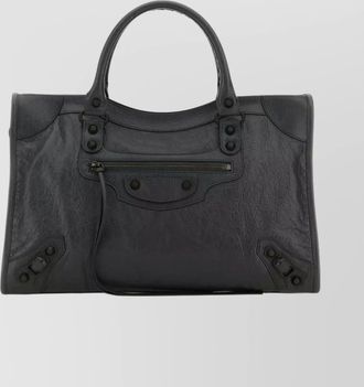 Balenciaga le city medium leather tote bag