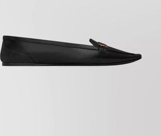 Saint Laurent square toe ballerina shoes