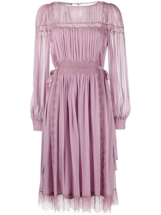 Alberta Ferretti Abito midi - Viola