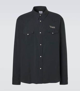 Visvim Camisa Four Corners de lona