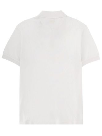 Kenzo Logo-Embroidered Cotton Polo - White