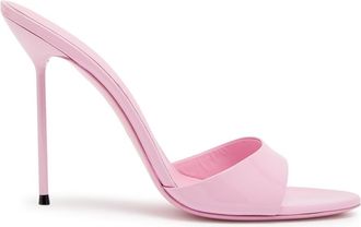 PARIS TEXAS Lidia 105 Patent Leather Mules - Bright Pink - 39 (IT39/ UK6)