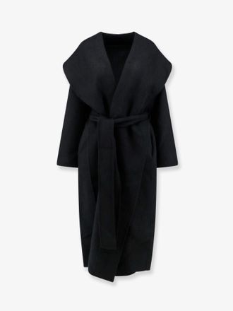 Toteme Cappotto in lana con cappuccio e cintura - TOTEME - gender_Woman