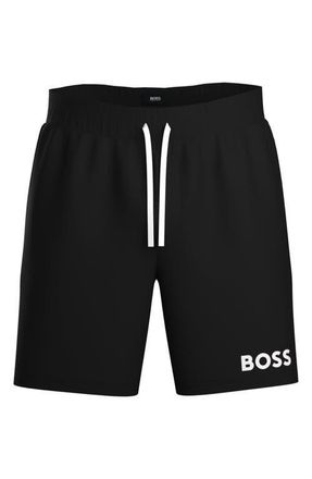 BOSS Mens Ease Pajama Shorts in Blk at Nordstrom, Size Medium
