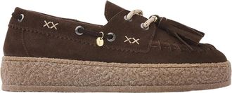 VIA VAI Rox Romee Loafer - Dames - Bootschoenen - Bruin - 39 EU - Su&egrave;de - Schoenen