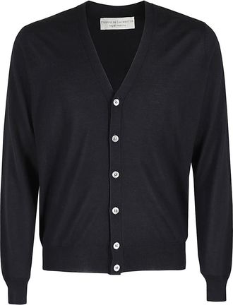 FILIPPO DE LAURENTIIS Merino Wool Cardigan