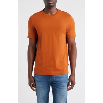 BOSS Thompson Solid T-Shirt in Dark Orange at Nordstrom, Size X-Large