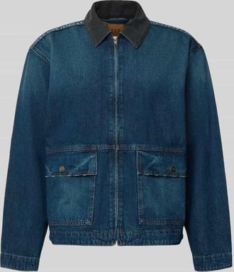 GAP Boxy Fit Jeansjacke mit Rei&szlig;verschluss Modell RONNIE in Jeansblau, Gr&ouml;&szlig;e XXL