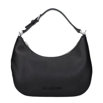 Love Moschino Damens Umh&auml;ngetaschen Polyurethan Schwarz