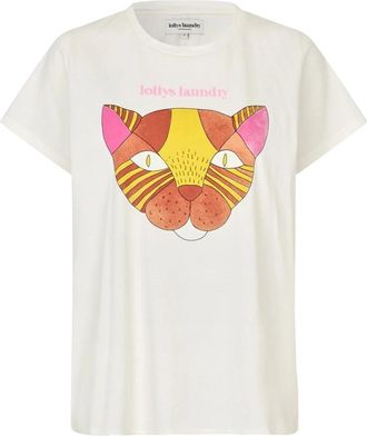 Lollys Laundry T-Shirts - Dames - T-shirts - Wit - XS - Tops