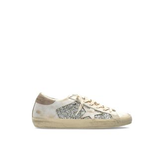 Golden Goose Sneakers, female, Beige, Size: 11 US Super-Star Sneakers
