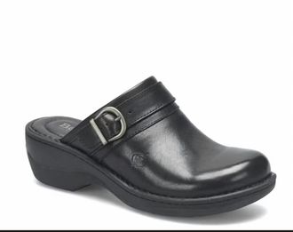 Born Womens Avoca Platform Clogs In Black