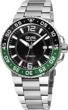 Gevril Group Riverside Black Dial Mens Watch 46708