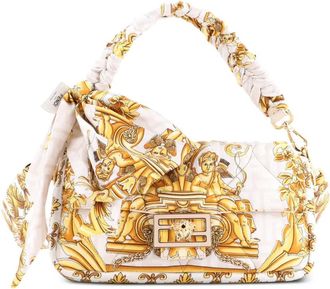 Fendi x Versace Fendace Baguette NM gewatteerde schoudertas met print - Beige