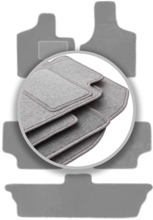 OEM Alfombrillas Grises Para Dodge Caravan / Grand Caravan Iii 7 Plazas (2001-2007)