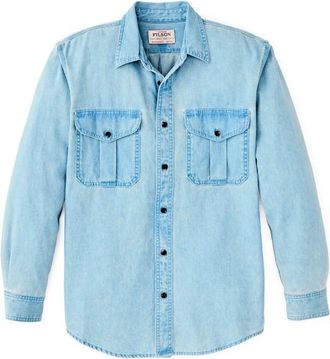 Filson Denim Guide Shirt Hemd f&uuml;r Herren | blau