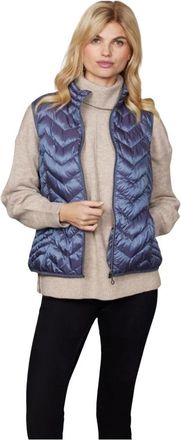 Junge Louise Down Jacket - Dames - Bodywarmers - Blauw - L - Polyester - Jassen