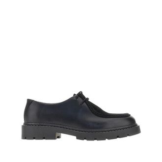 Bianco Leather Moc-toe shoes Man 40