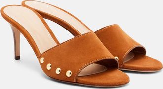 Gianvito Rossi Embellished suede sandals