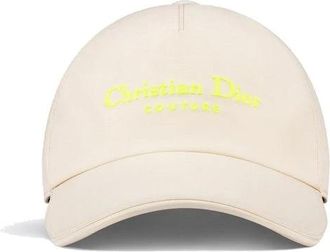 Dior Accessoires, Heren, Beige, M, Katoen, Katoenen pet