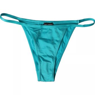 Dolce & Gabbana Womens Bikini Bottom Bik1811 Teal - Turquoise Nylon - Size Medium