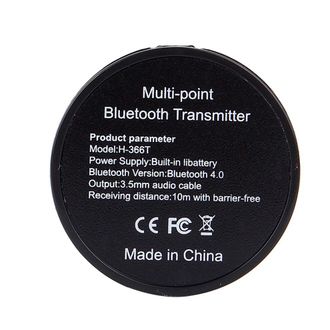 OEM Adaptador De Audio Inal&aacute;mbrico Compatible Con Llamadas Manos Libres Y Mayor Tiempo De Reproducci&oacute;n Receptor Bluetooth Apto Para Usar En El Coche Y En 