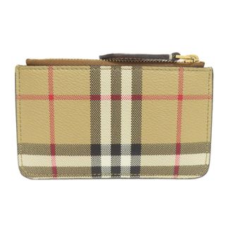 Burberry Beige Leather Coin Purse/Coin Case (Pre-Owned)