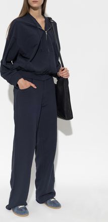 Maison Margiela Oversize Sweatshirt, Womens, Navy Blue
