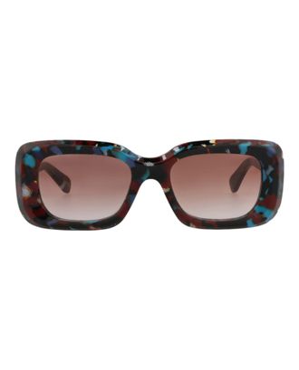Chlo&eacute; Square-Frame Recycled Acetate Sunglasses