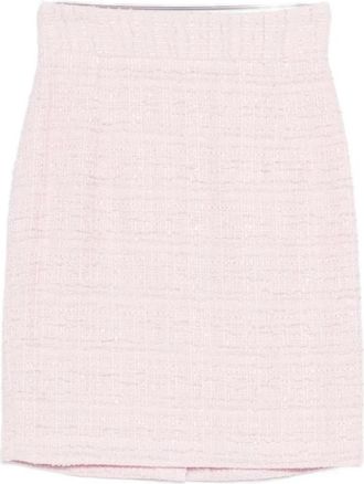 Tagliatore Nell Mini Rok - Dames - Korte rokken - Roze - L - Katoen - Rokken
