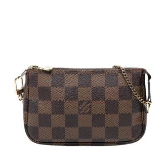 Louis Vuitton Pre-owned Mini Bags, female, Brown, Size: ONE SIZE Pre-owned Mini Pochette Accessoires