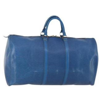 Louis Vuitton Pre-owned Weekend Bags, unisex, Blue, Size: ONE SIZE Pre-owned Boston Bag