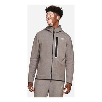 Nike Sportswear Tech Fleece Full Zip Hoodie Ironstone Heather DD4688-004