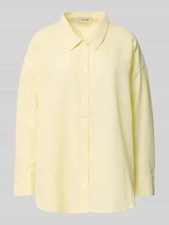A-View Regular Fit Hemdbluse mit Knopfleiste in GELB, Gr&ouml;&szlig;e 36