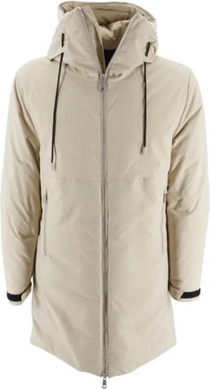 Paolo Pecora Corda Jas - Heren - Parka Jassen - Beige - M - Jassen