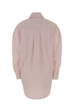 Jacquemus Womens La Robe Chemise Ovalo Businesslogostripespin Camicie Shirt