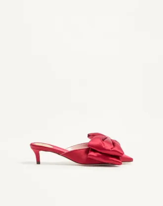 Valentino Garavani Yolande Satin Mule 45MM Wo