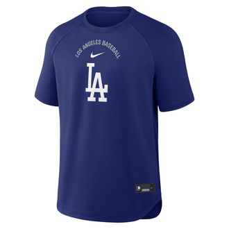 Nike Los Angeles Dodgers Authentic Collection Batting Practice Pregame Nike Mens Dri-FIT MLB Top in Blue | 04HG11L6LD-7DX