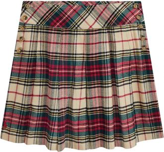 Polo Ralph Lauren Mini Rok in Trendy Stijl - Dames - Korte rokken - Veelkleurig - XS - Katoen - Rokken
