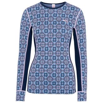 Kari Traa Rose L/S 2.0 Merinounterw&auml;sche f&uuml;r Damen | blau