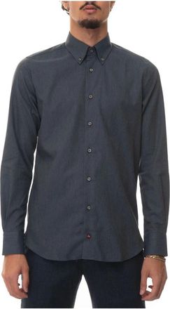 Carrel Casual overhemd - Heren - Casual Overhemden - Blauw - 5XL - Katoen - Overhemden