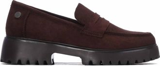 Refresh Womens Casual Suede Moccasins In Brown