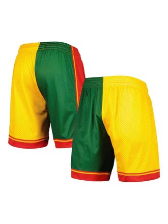 Mitchell & Ness NBA Seattle Supersonics 1995 Split Swingman shorts - Groen