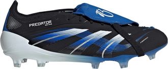 adidas Mens Elite Fold Over Tongue Firm Ground Football Boots in Black/Blue - Size UK 8.5