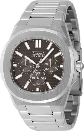 Invicta Speedway 48327 Herenhorloge - Quartz Uurwerk - Roestvrij Staal met Bruine Wijzerplaat - 41 mm