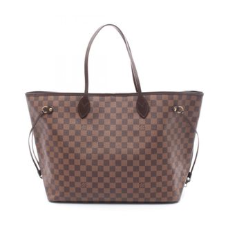 Louis Vuitton Brown Ebene Coated Canvas Pvc Damier Canvas Leather Tote Bag (Pre-Owned)