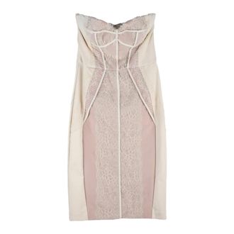 Elisabetta Franchi Tubino Dress - Dames - Korte kleedjes - Geel - S - Kleedjes