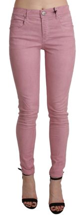 Acht Mid Waist Skinny Stretchblue Womens Pant